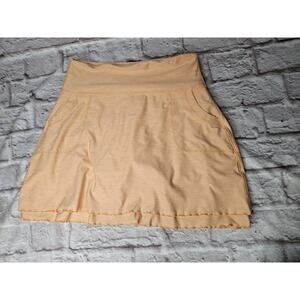 Peter Millar Women's Size Medium Orange Golf Skort Skirt